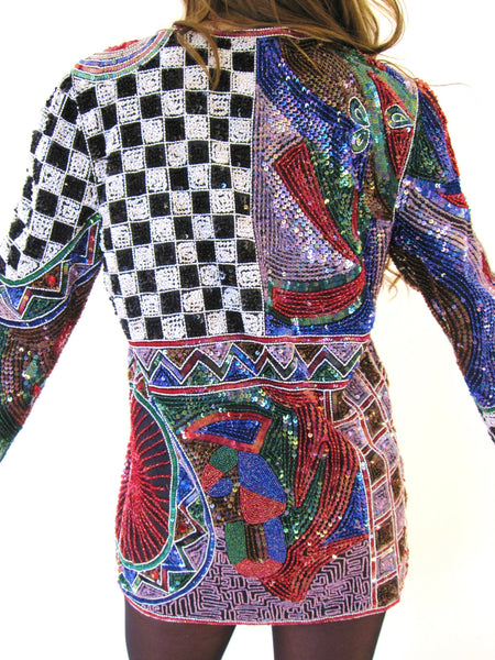 art deco sequin jacket | Retrofit