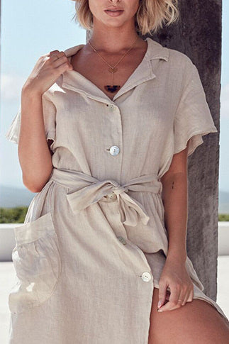 ridley linen dress