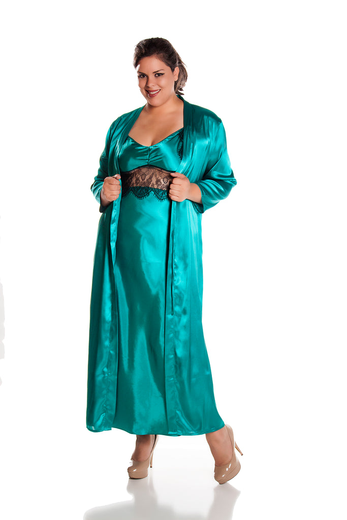 long silk nightgowns and robes sets