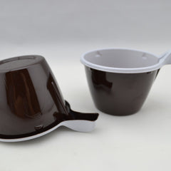 Plastic Espresso Cups with Handle 3oz.by Darnel (sleeve of 25)