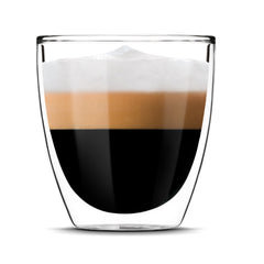 Espresso Macchiato in Double Walled Cup by Bodum available at Espresso Canada