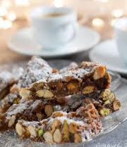 Panforte pairs well with espresso 