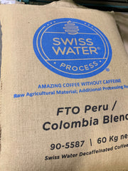 Unroasted Swiss Water Decaf Coffee Beans Used by Espresso Canada in their Swiss Water Coffee Beans