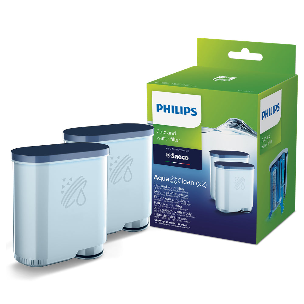 2 Pack Coffee Machine Water Filter Compatible with Philips Saeco AquaClean  CA6903 /10 /00 /01 /22 /47 