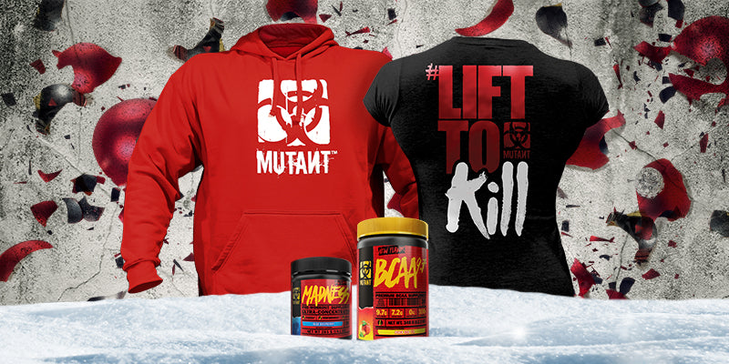 mutant hoodie, pre-workout, BCAA's