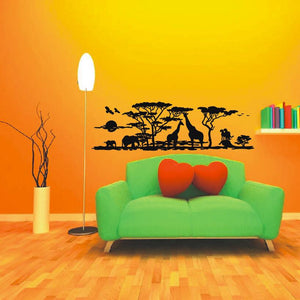 African Safari Wall Decal Vinyl Art Sticker Animal Zoo