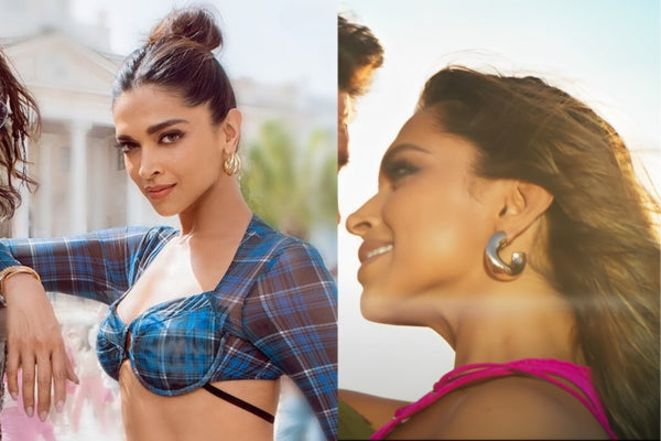 deepika padukone in hoop earrings