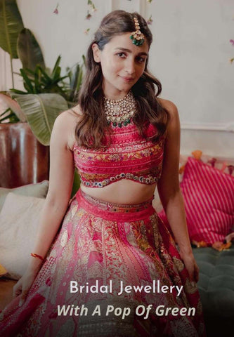 Alia bhatt in bridal jewellery