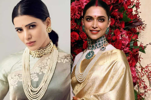 Deepika Padukone Samatha Ruth Prabhu in choker