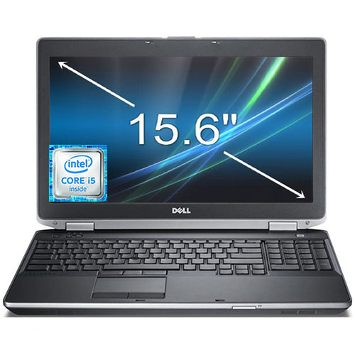 Dell Latitude e6540 15.4" Laptop- 4th Gen 2.6GHz Intel Core i5, 8GB-16GB RAM, Hard Drive or Solid State Drive, Win 7 or Win 10