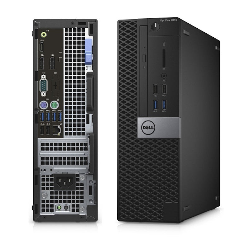 Dell Optiplex 7040 SFF Desktop PC- 6th Gen 3.3GHz Intel Quad Core i5,  8GB-24GB RAM, Hard Drive or Solid State Drive, Win 10 PRO