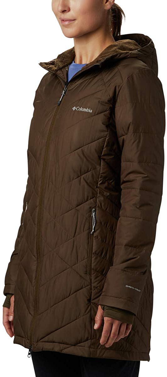 columbia women's heavenly long hooded jacket plus size