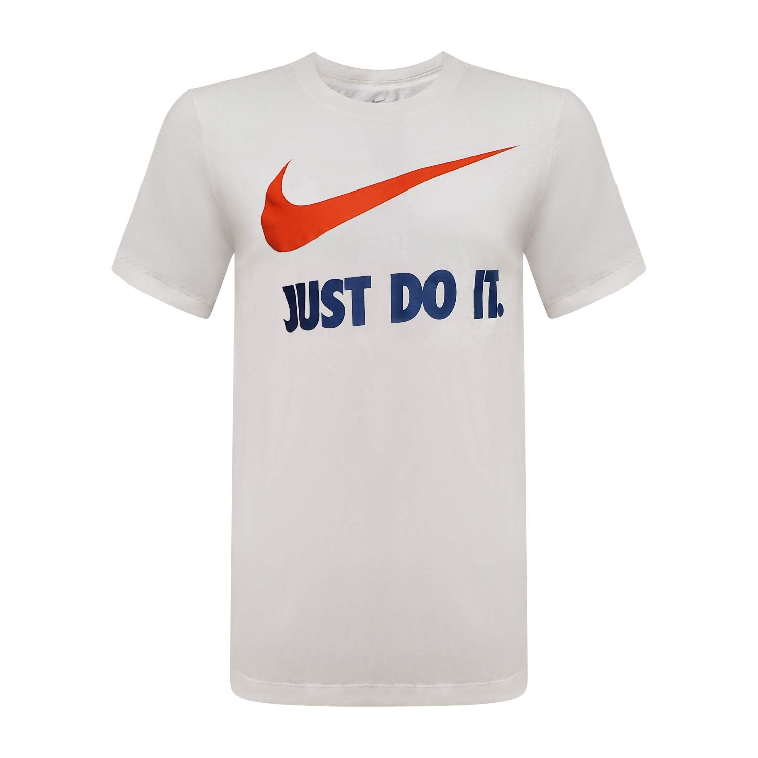 orange white nike shirt