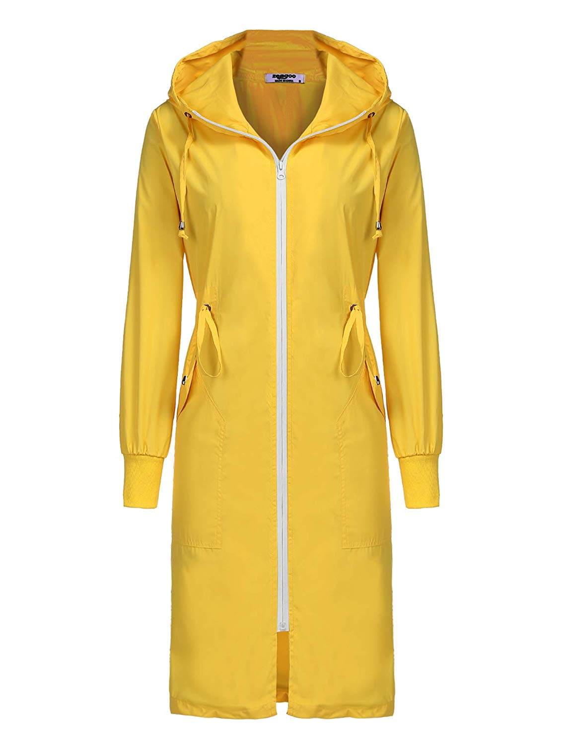 women's long lightweight raincoat