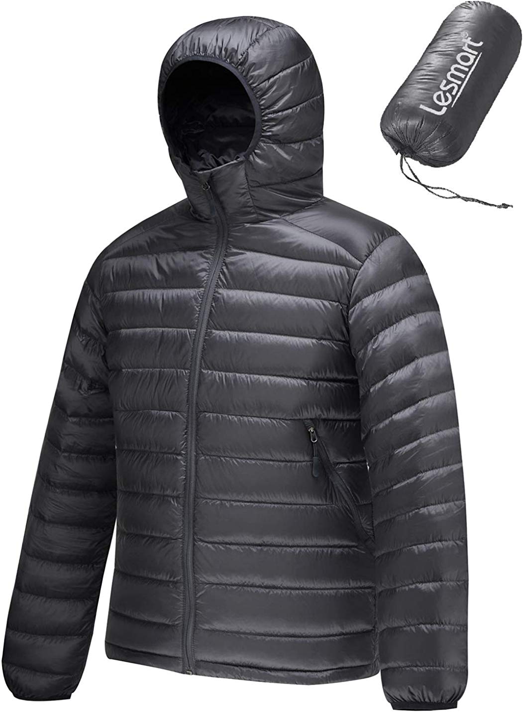 packable puffer jacket with hood