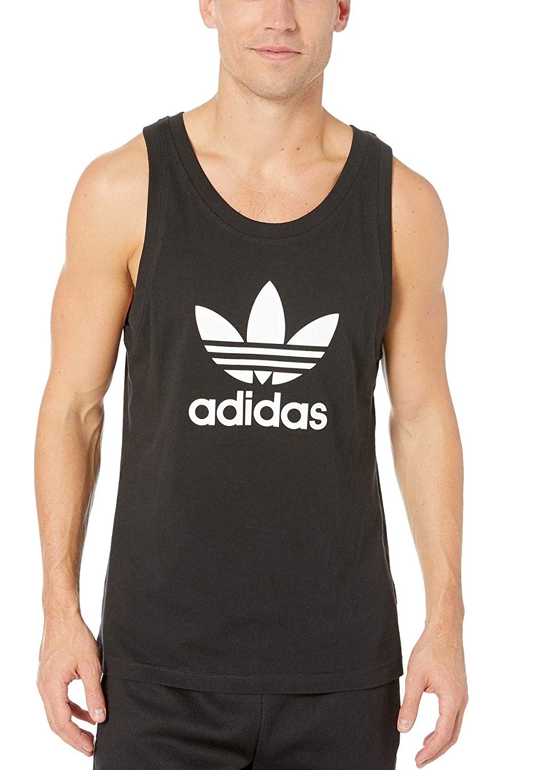 adidas trefoil tank womens