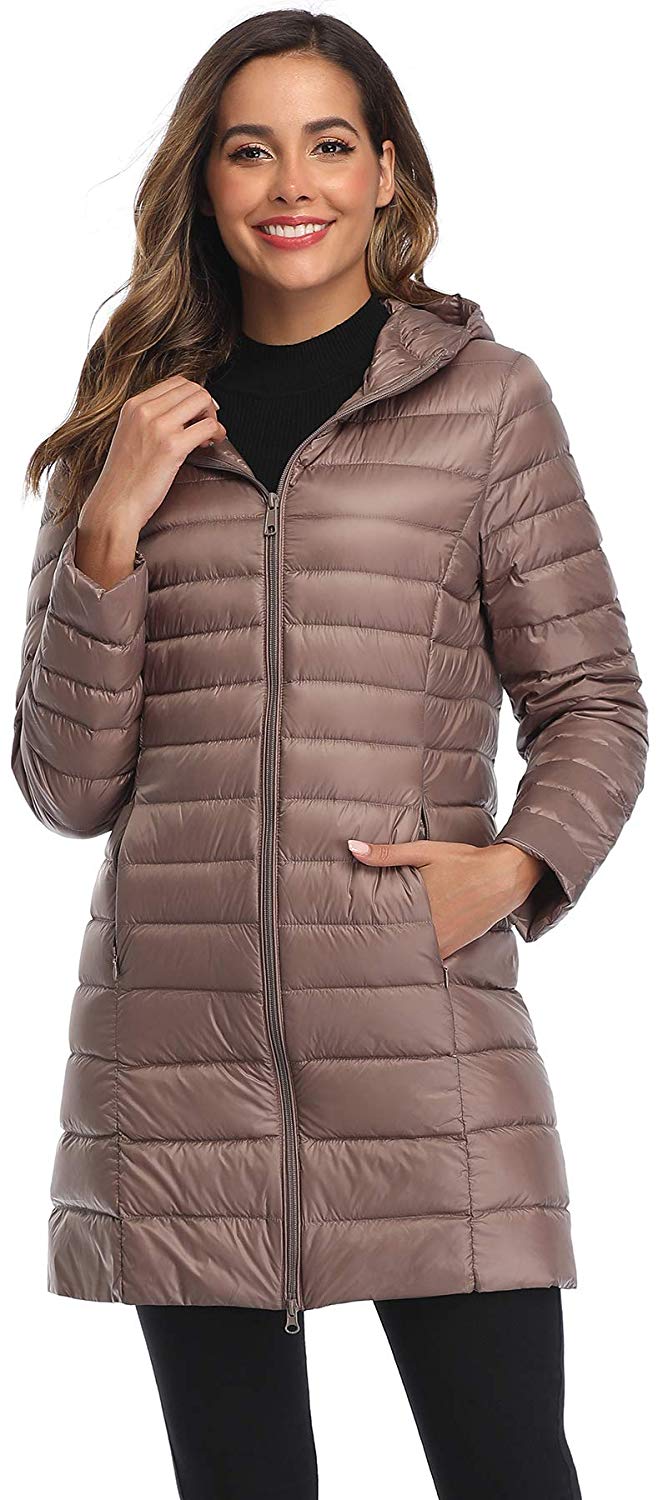 plus size packable puffer jacket