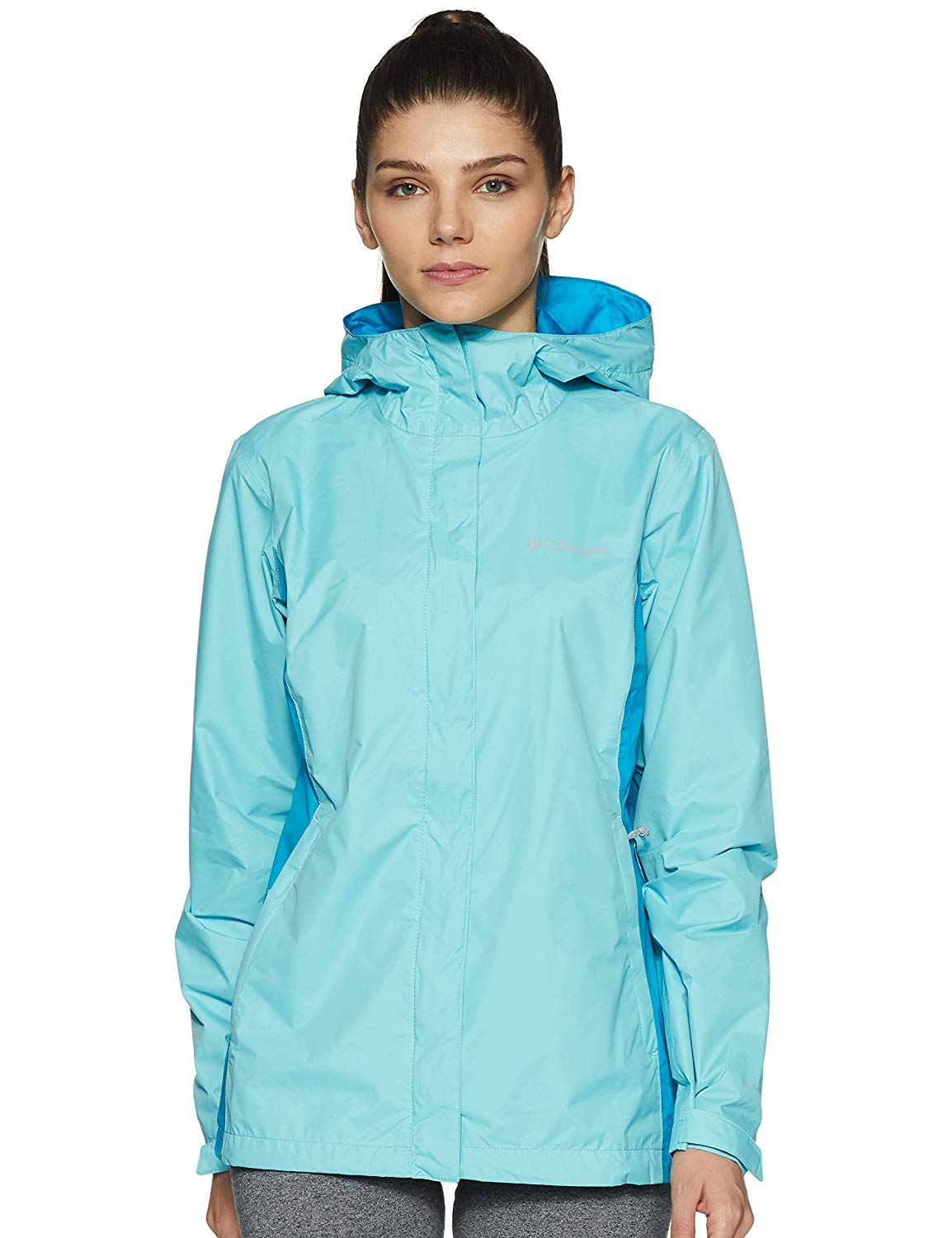 women's columbia arcadia ii hooded packable jacket