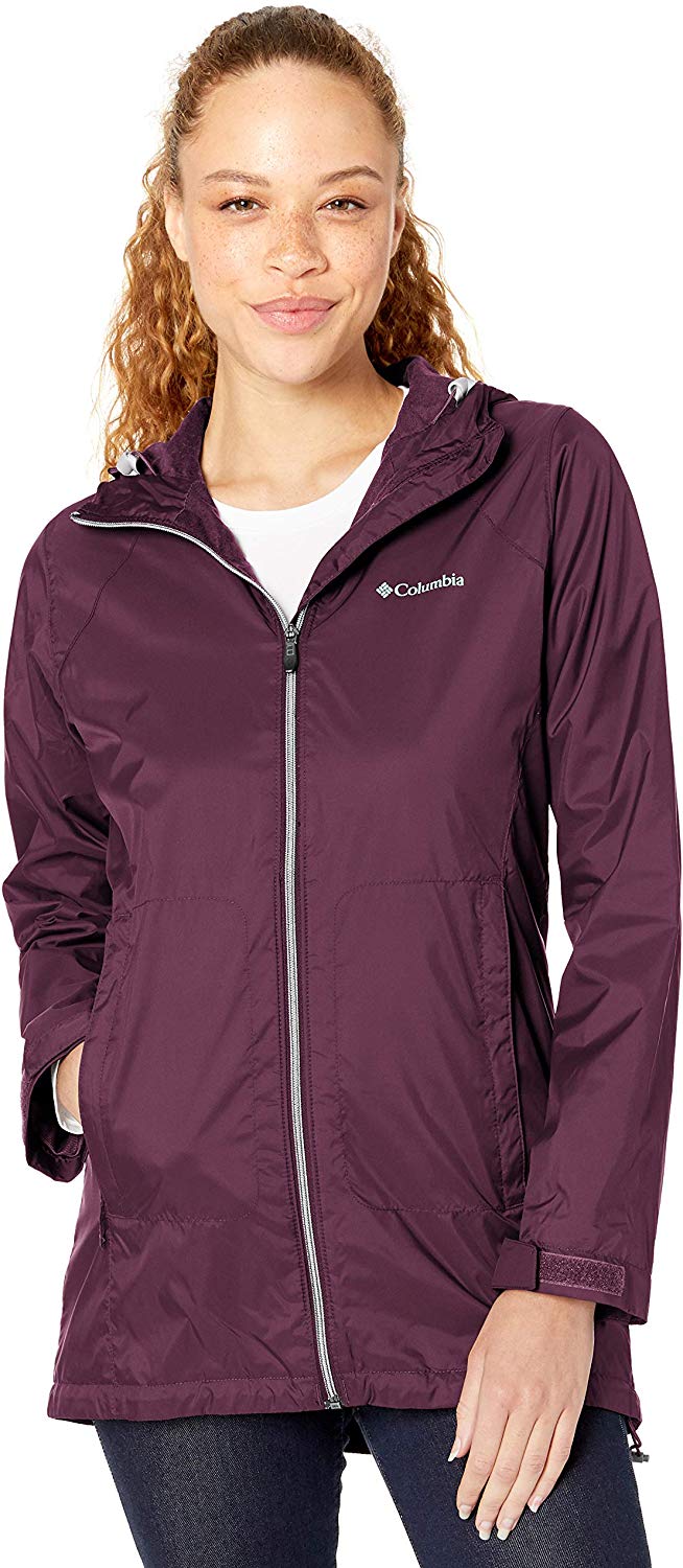 columbia switchback lined long rain jacket