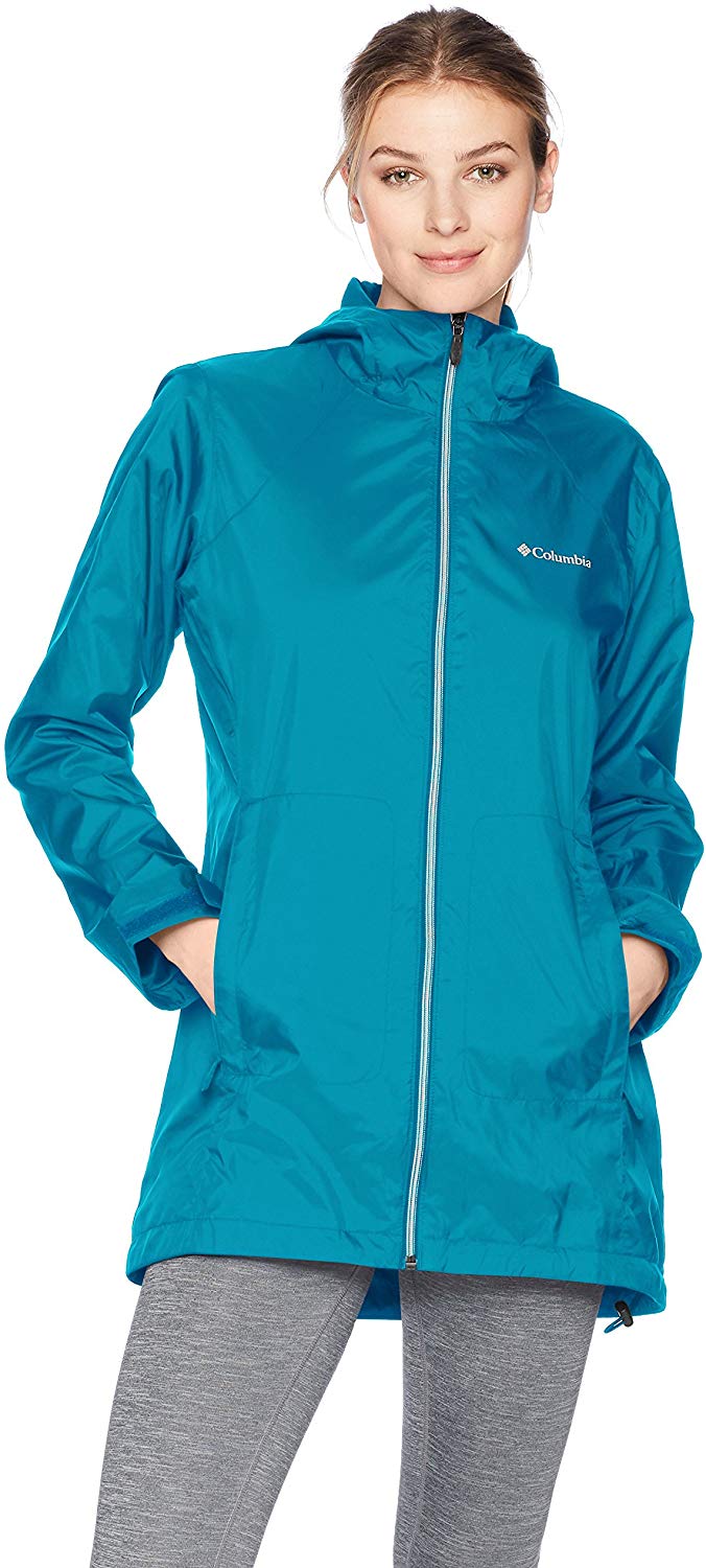 columbia women's switchback lined long rain jacket