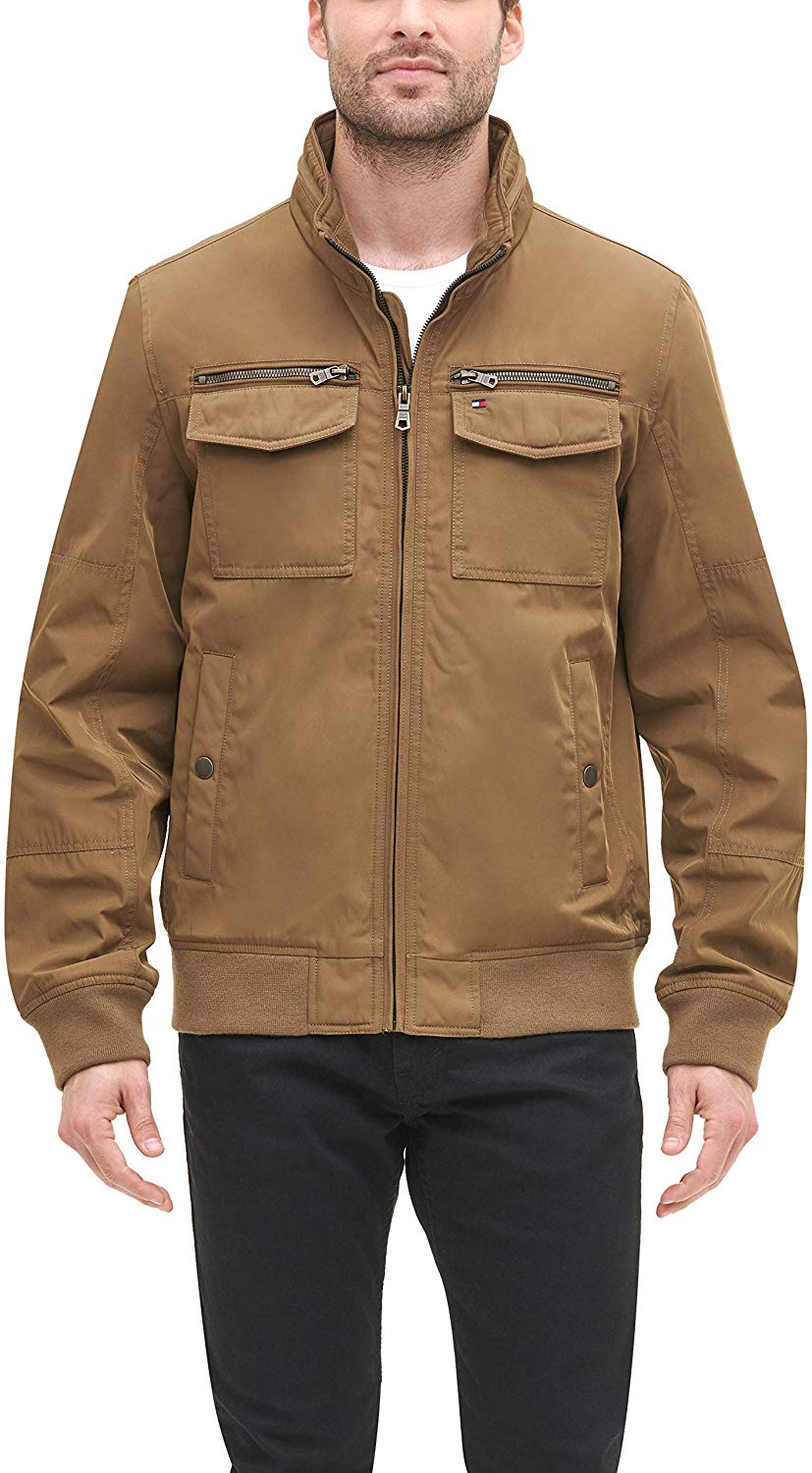 tommy hilfiger men's performance bomber jacket