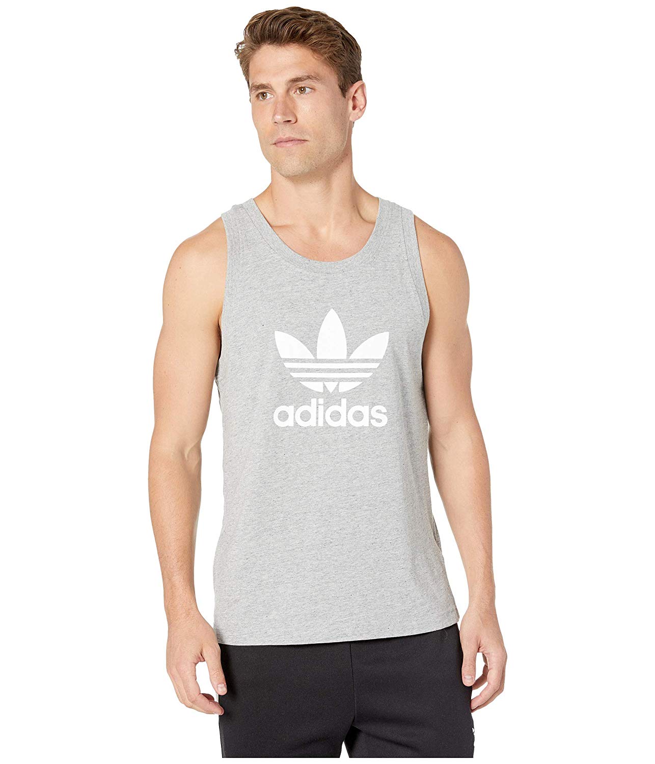 adidas trefoil tank womens