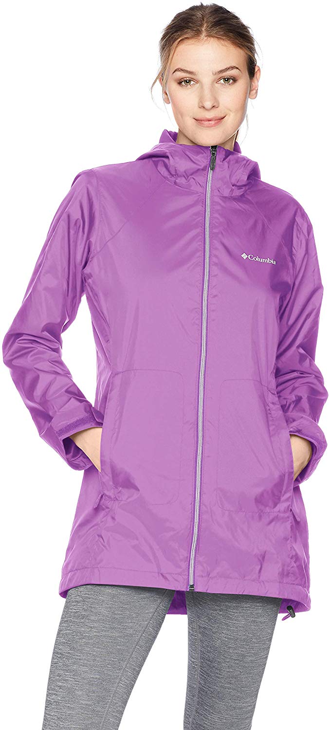 columbia women's lined rain jacket