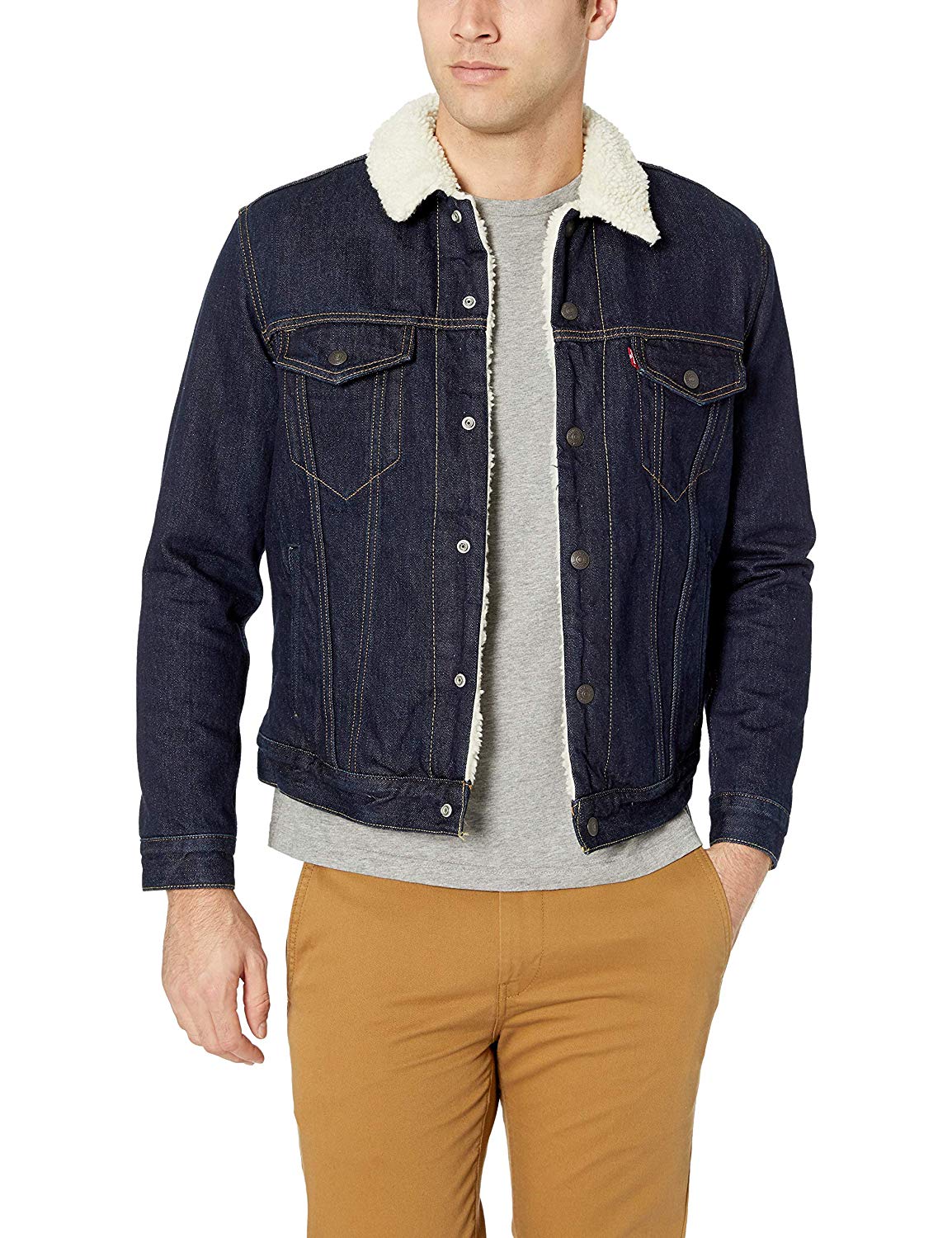 levis type 3 denim sherpa jacket