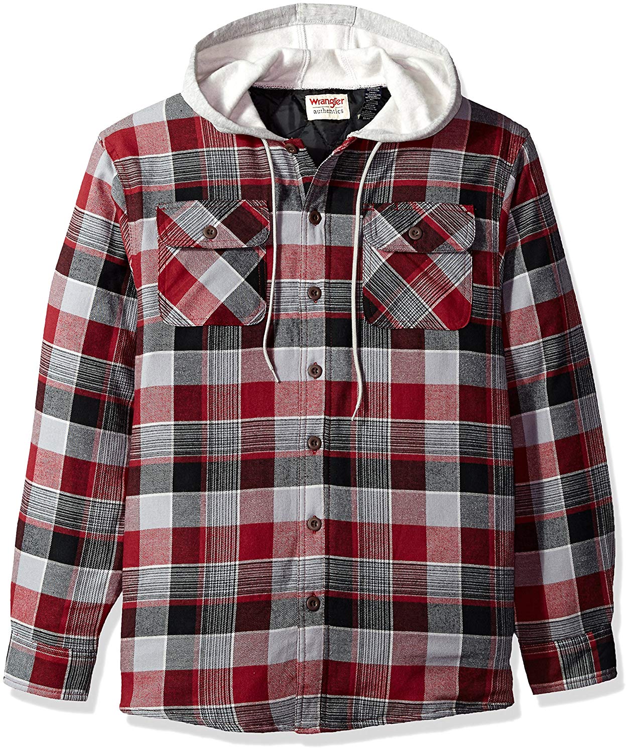 flannel jacket with hoodie