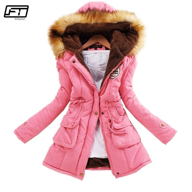 plus size womens padded coats