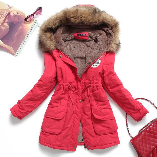 plus size womens padded coats