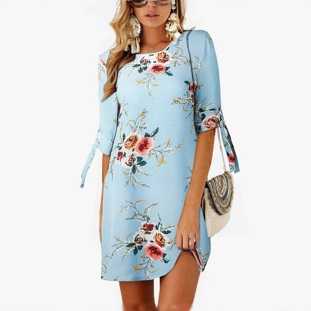 chiffon casual dress