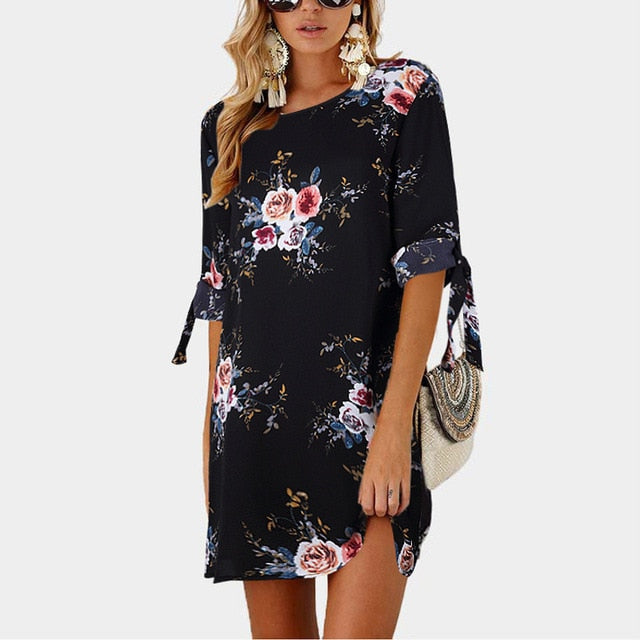 casual chiffon summer dresses