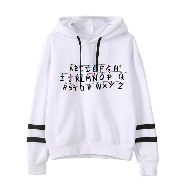 stranger things zip up hoodie