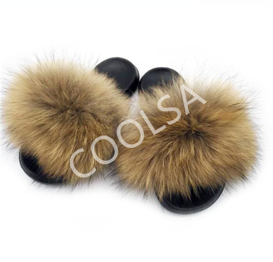 furry fluffy slippers