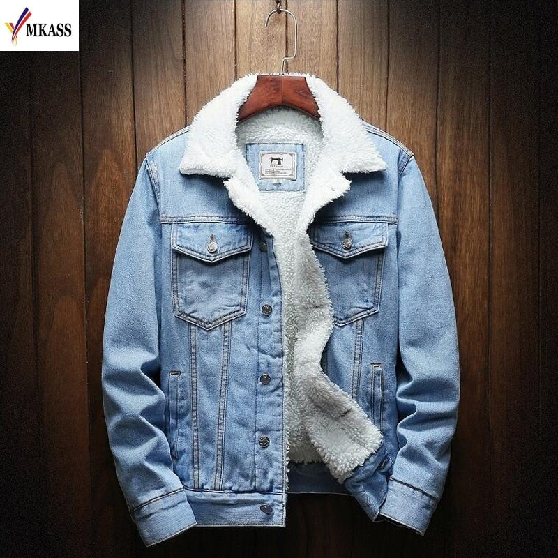 fleece denim jacket