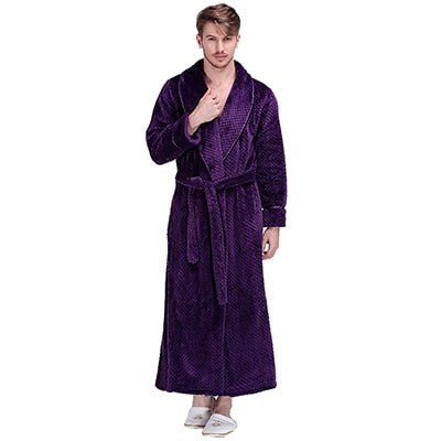 lavender dressing gown