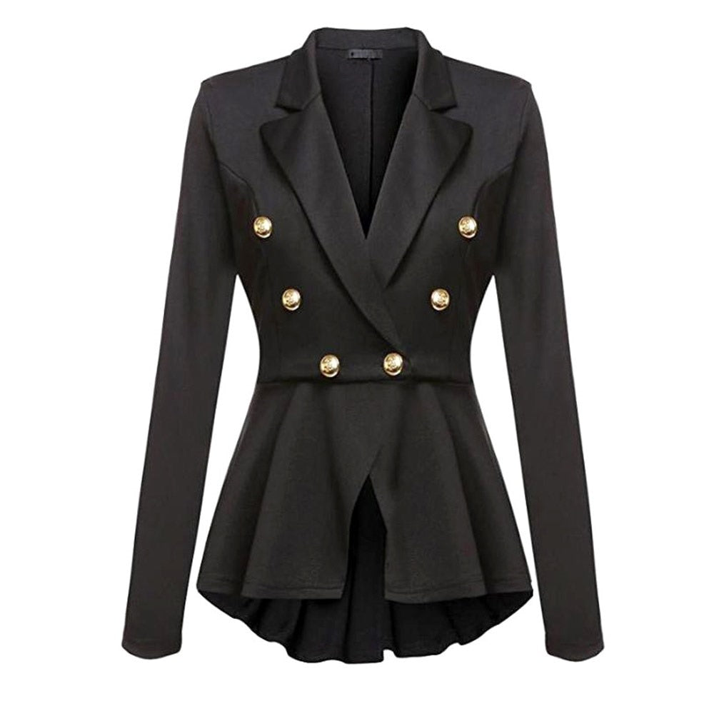 black formal coat for womens