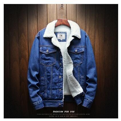 blue jean winter coat
