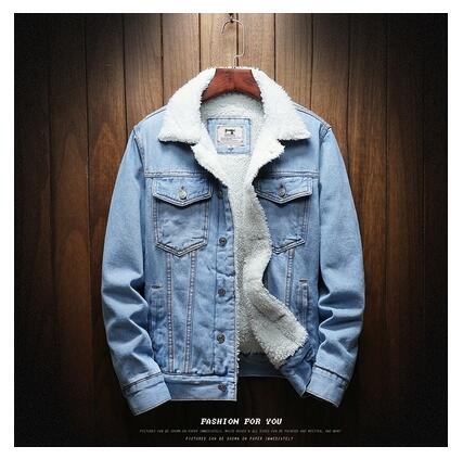 blue jean winter coat