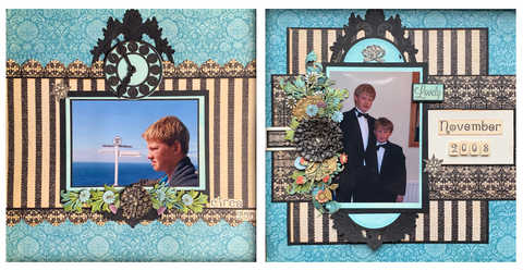 Double Scrapbook Layout Couture Graphic 45