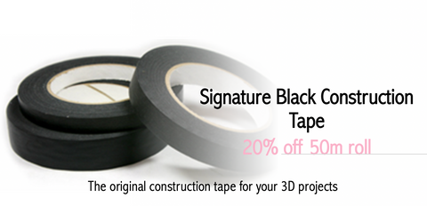 Black Friday Deal Signature Black Construction Tape 20% off 