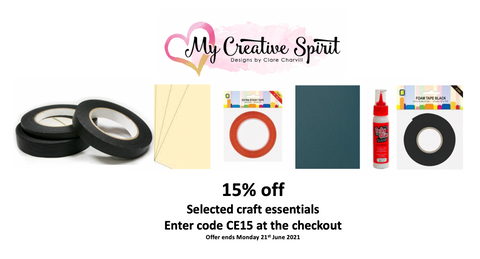 15% off selected craft essentials