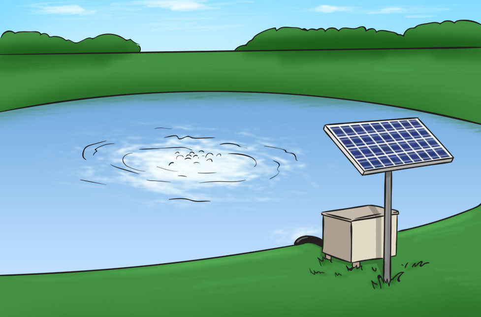 pond aerator solar