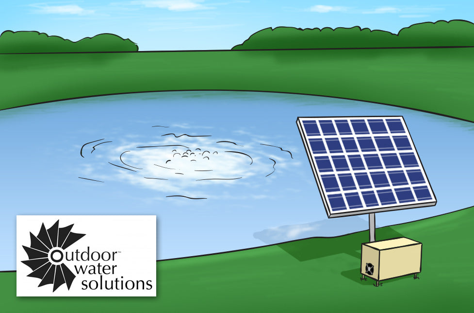 outdoor water solutions solar pond aerators