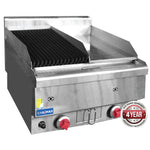 JUS-TRGH60LPG GASMAX Benchtop LPG Gas Combo 1/2 Char & 1/2 Griddle