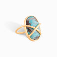 Turquoise X Ring