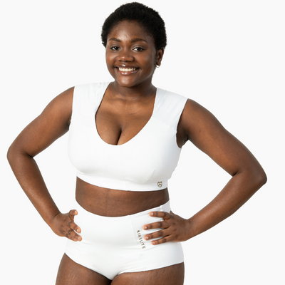 COMMANDO Stretch-micro modal jersey sports bra