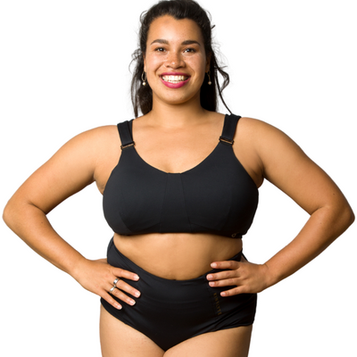 Kinflyte Curve Zip Bra - Eco Jersey (For DD+) on Marmalade