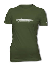 1967 Plymouth GTX Convertible T-Shirt - Women - Side View